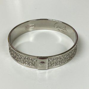 Silver Coach Bangle Bracelet ✧